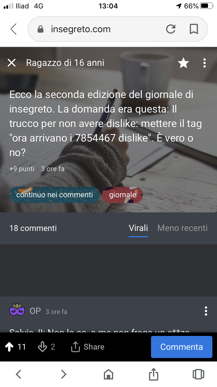 La seconda edizione del giornale di insegreto!