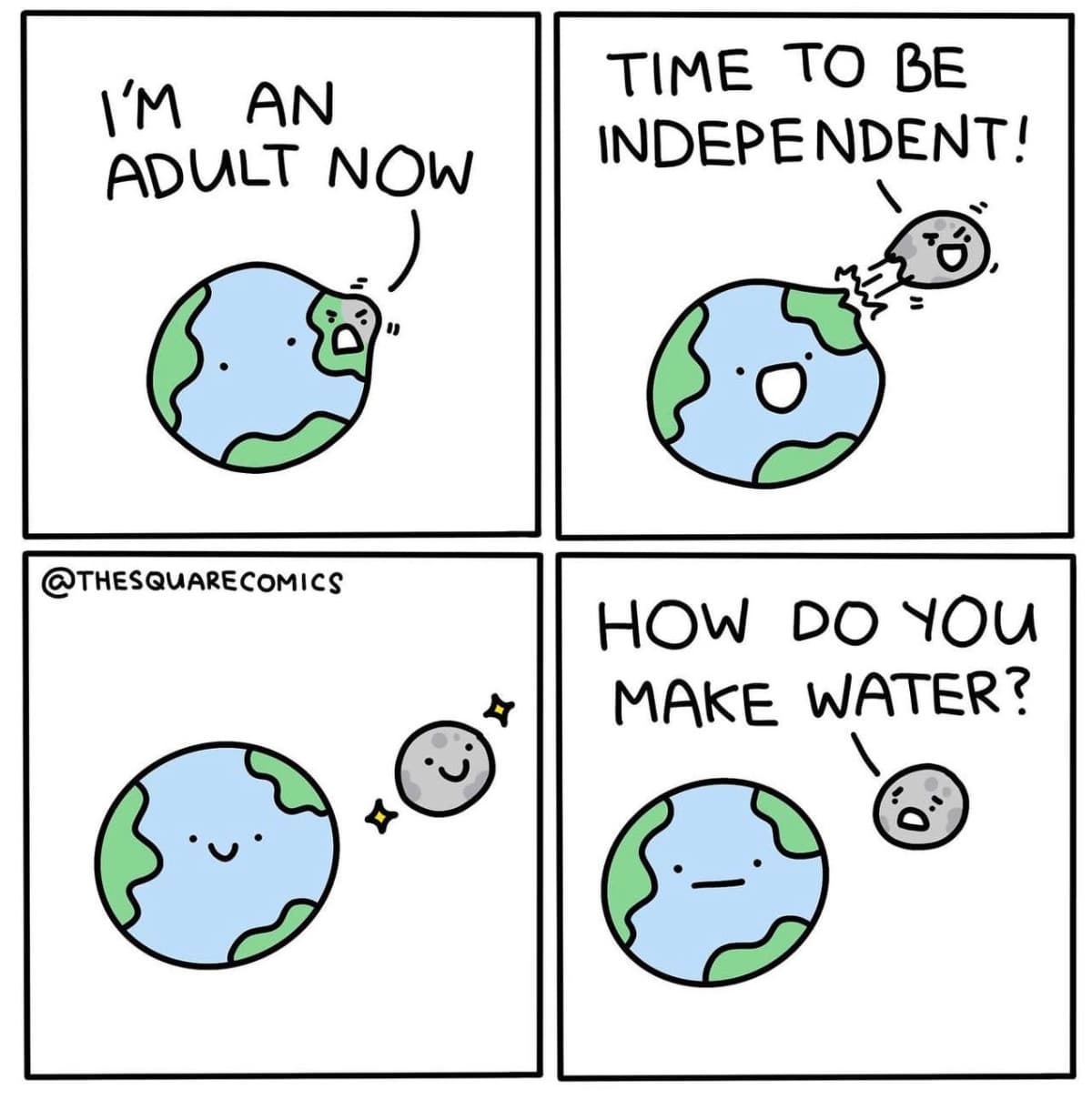 Come è nata la luna