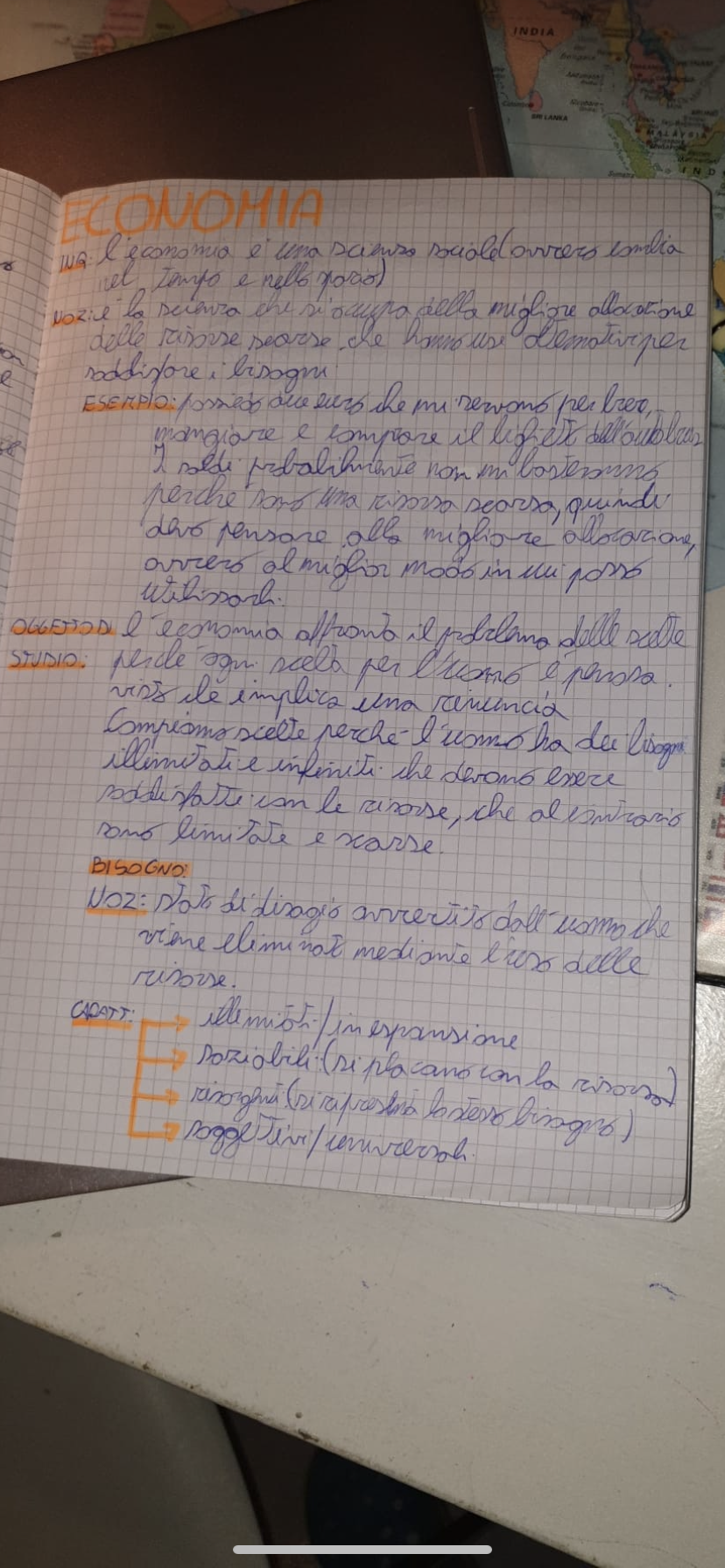 No raga che cabbo ci sta scritto dopo bisogno? Mi mandano gli appunti alla cazzo