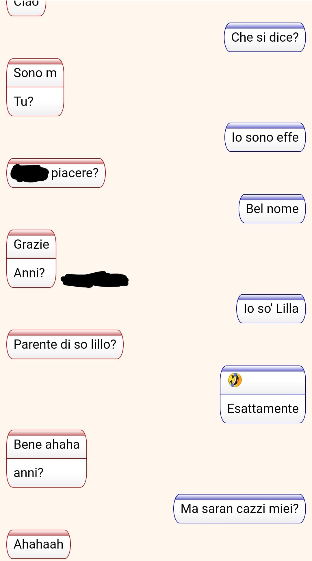 Un po' di sano perculismo a gente random?