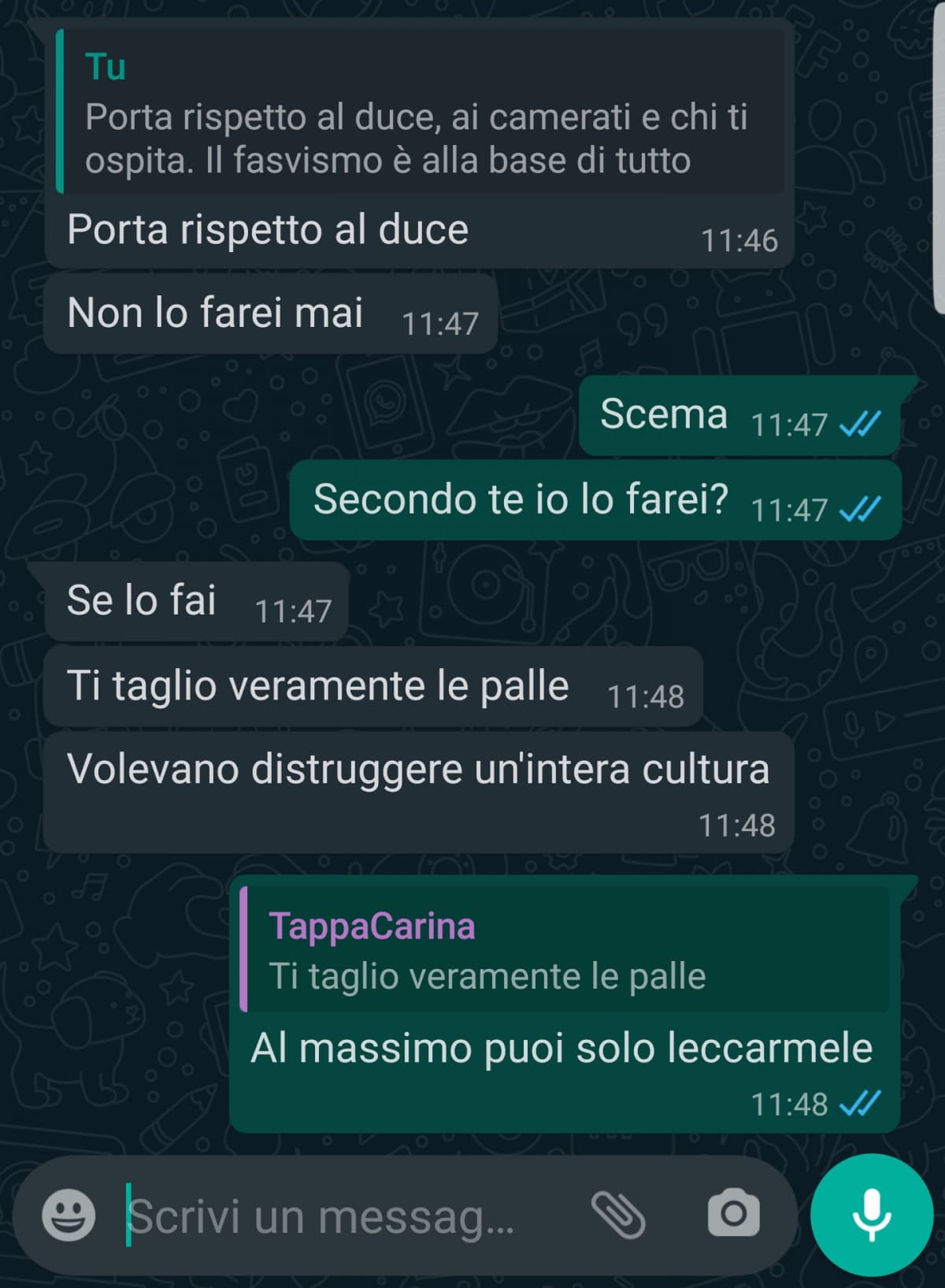 Il mio umorismo è imbattibile, cit.