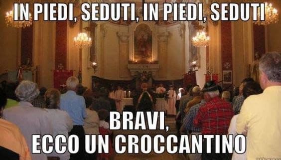 Ultimamente sono accanita contro la chiesa, scusatemi gente