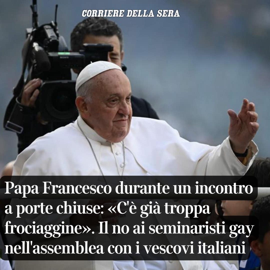 ♫ UNO DI NOI, BERGOGLIO UNO DI NOI  ♪