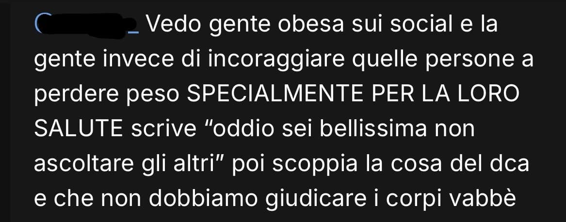 Raga voglio parlare un attimo di ‘sta cosa perché secondo me ce n’è bisogno, e sono stanca di leggere sempre le stesse cose