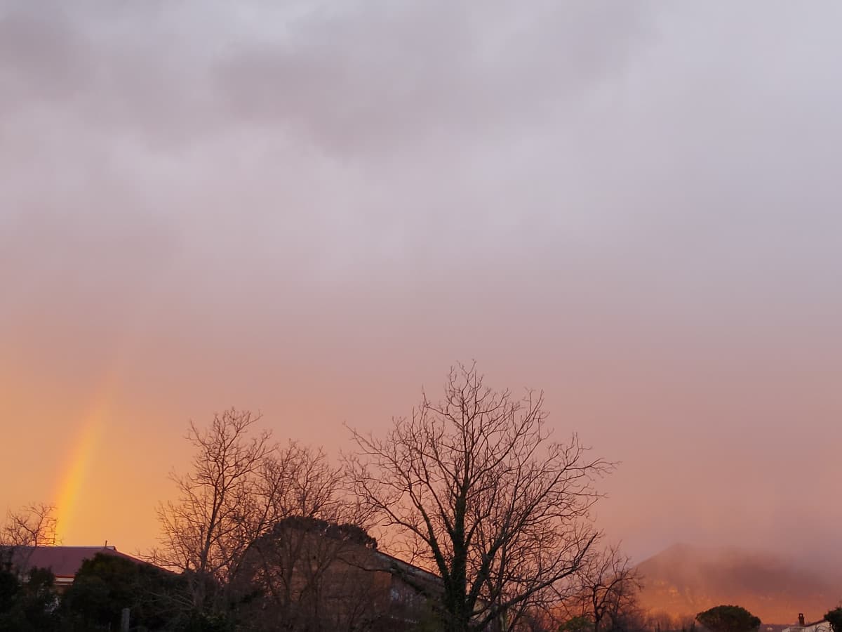 Nonostante il vento che tira la foto al tramonto non può mancare