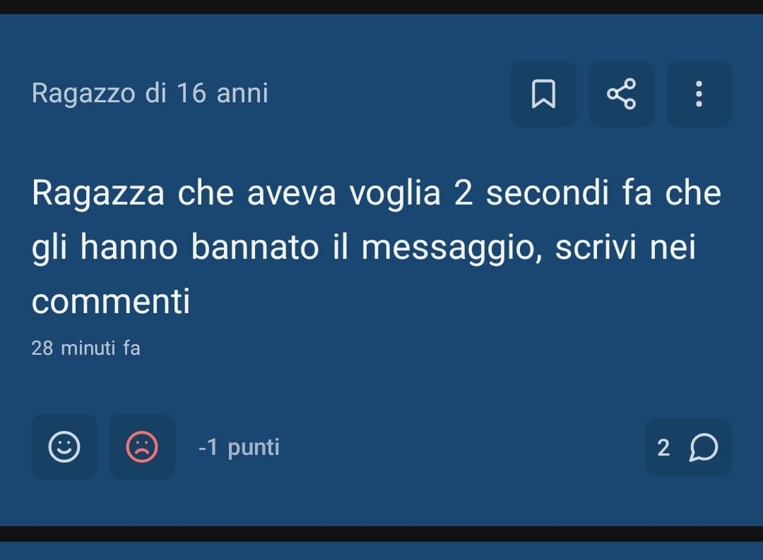 Damn qua tocchiamo proprio il fondo però, minchia che disperazione però oh