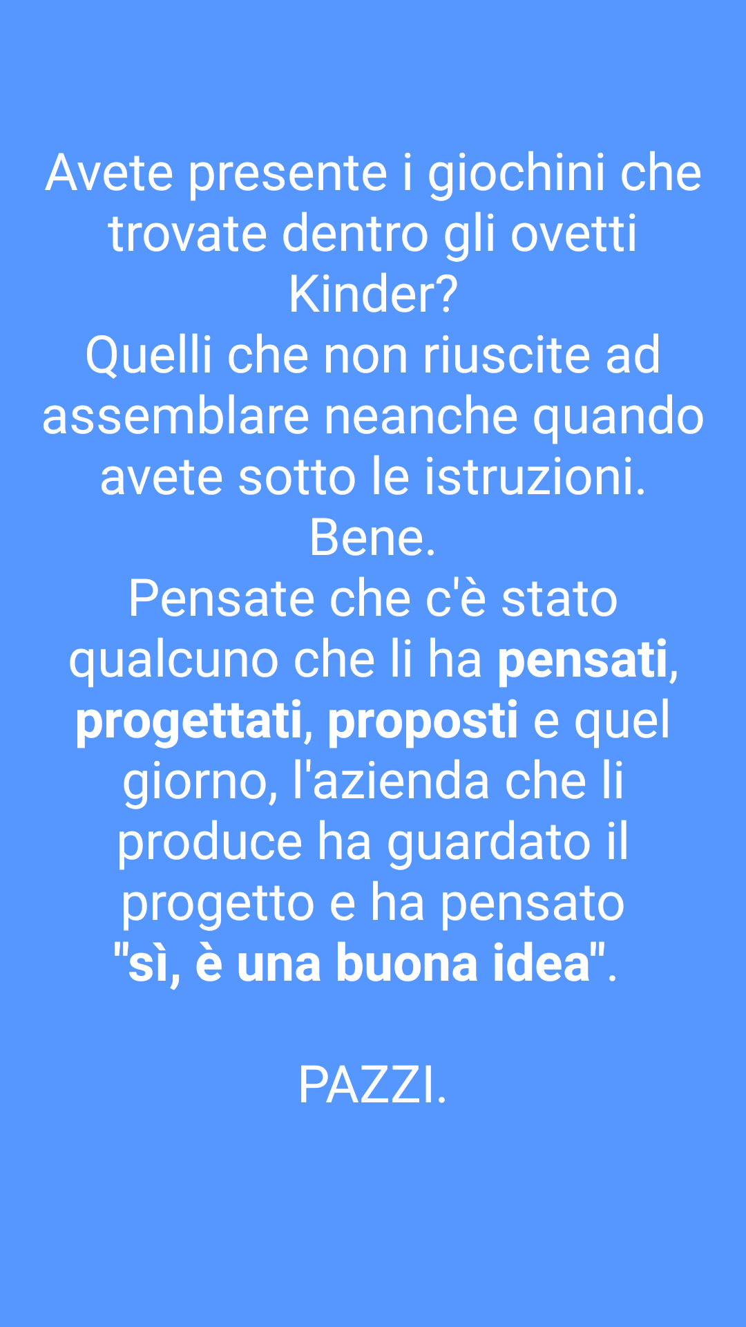 Direttamente dal mio stato di WA