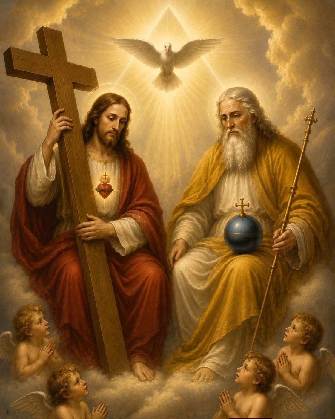 Santissima Trinità -Solennità.
 Grande è il suo amore per noi.
