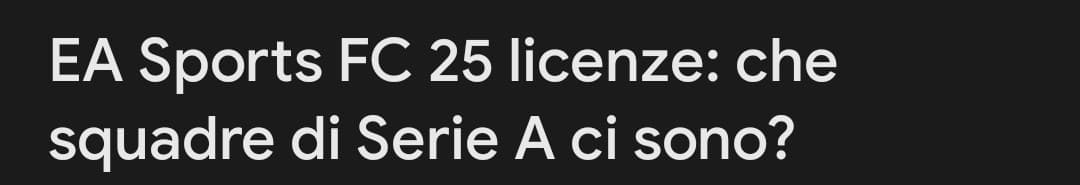 Non gioco molto, per dirvi, io ho ancora FIFA 22... però dico che è fastidioso.