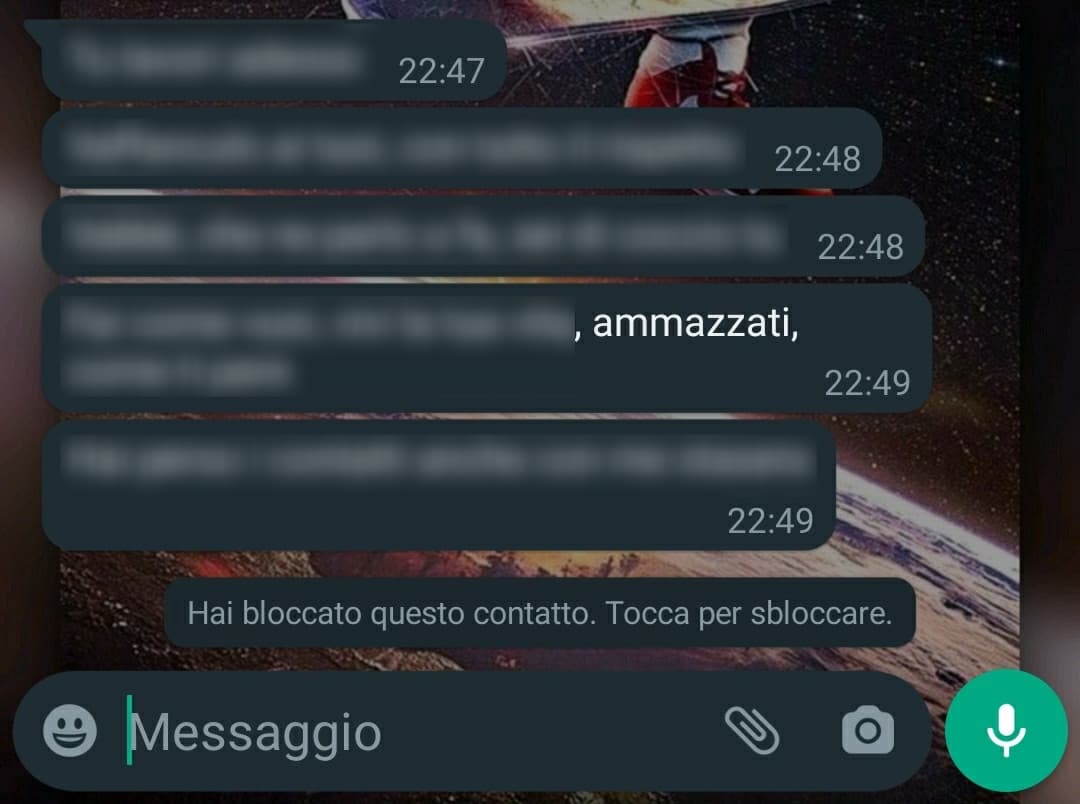 Ma con quale coraggio ti guardi allo specchio?