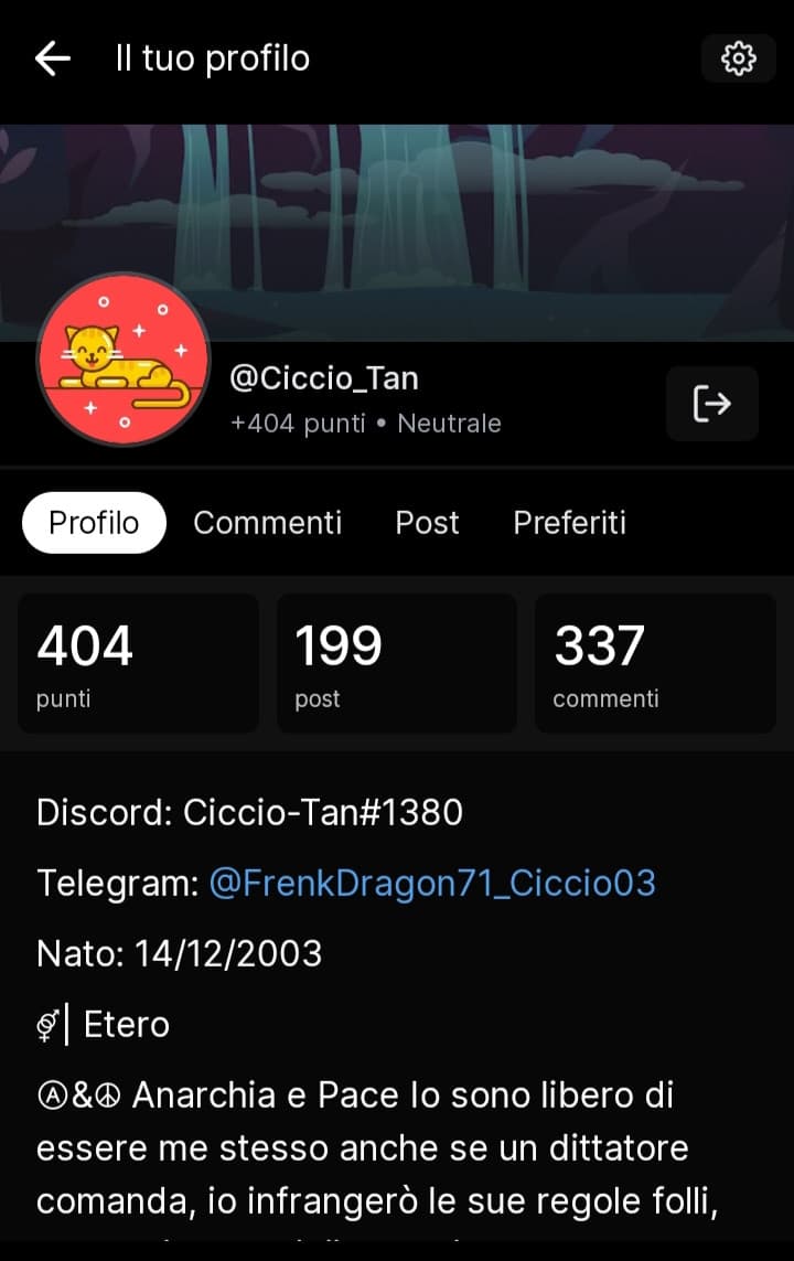 404 punti (pagina non trovata)