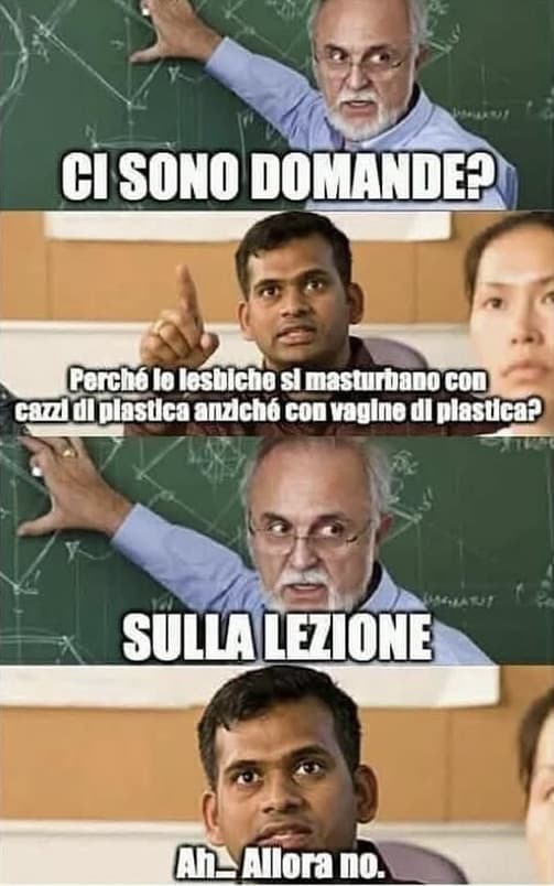 Ok rimandato abbastanza ora non posso più scappare