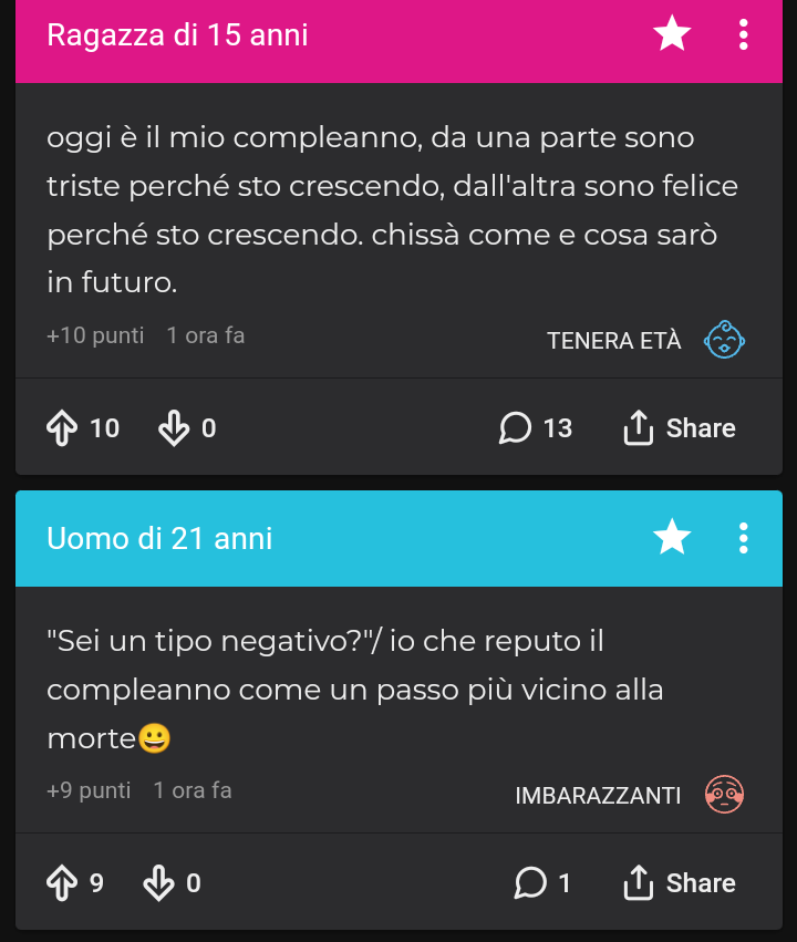 E anche oggi segreti coordinati