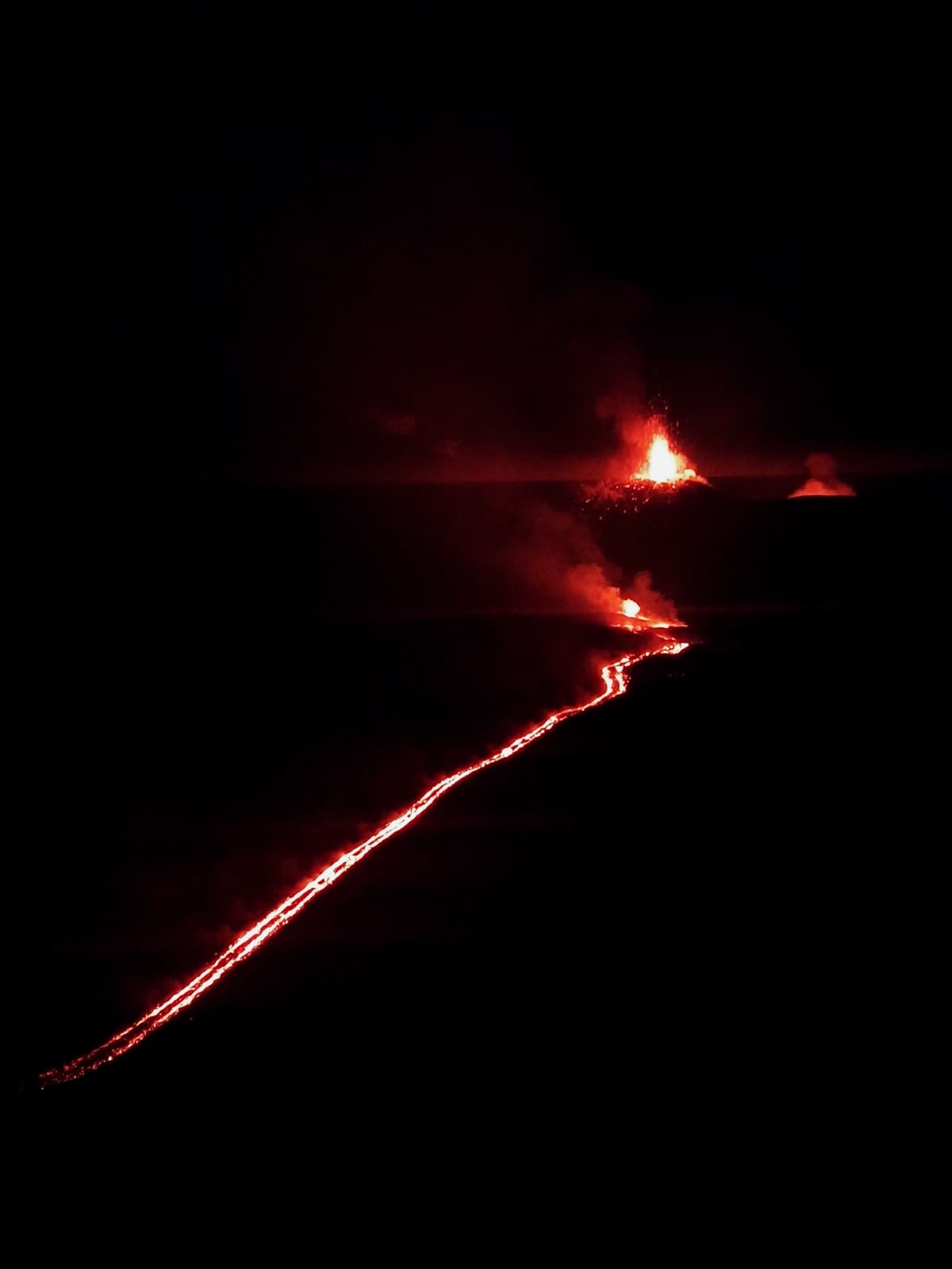 l'Etna questa notte 