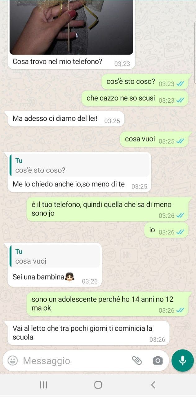 io e mia sorella: