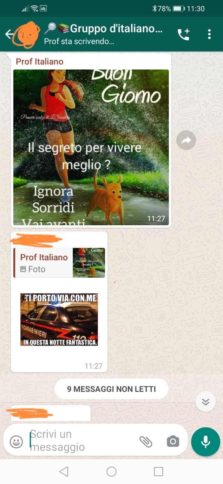 Tipiche chat con la mia prof di italiano parte 4