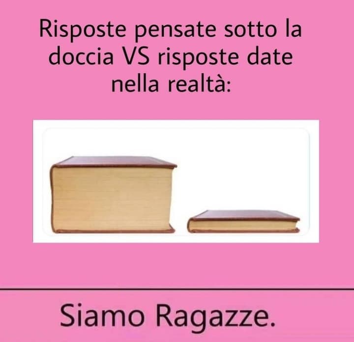 Io due mesi dopo una conversazione che ripenso a tutto quello che avrei potuto dire