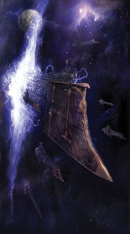 Adoro il fatto che nonostante il gioco da cui è preso questo poster, sia ambientato dal 2200 al 2500, la nave sia praticamente in stile dieselpunk