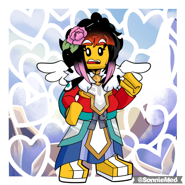 Ho creato il OC (che sta per Original Character, non orgie celtiche) lesbo in stile LEGO Monkie Kid con Picrew. Pareri?