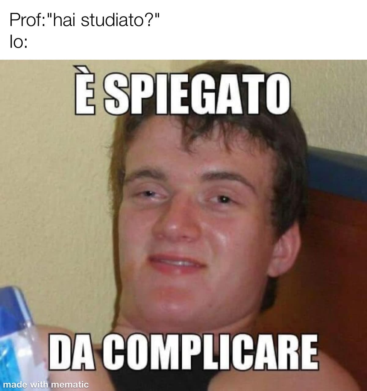 È spiegato da complicare