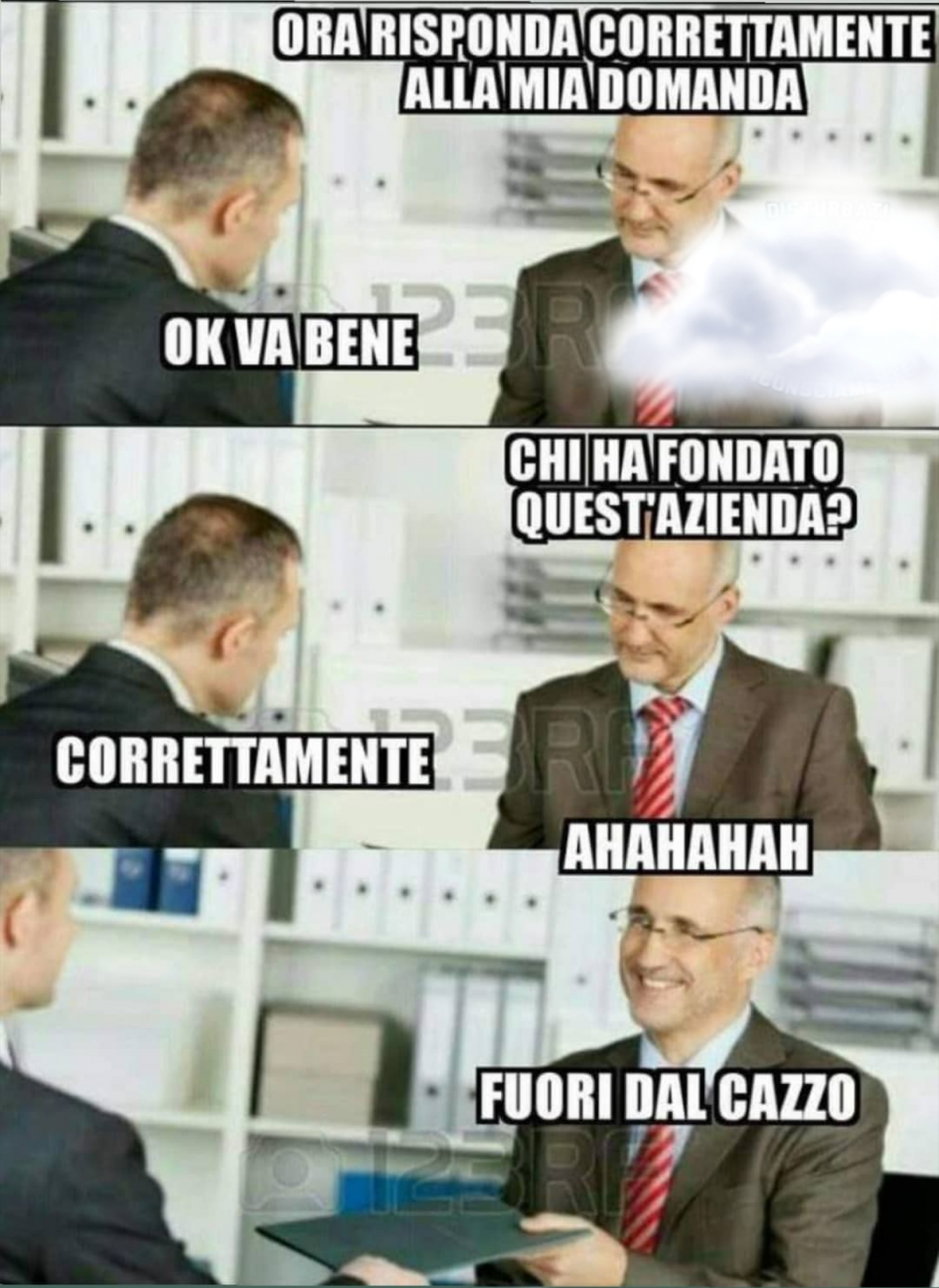 Anche i miei colloqui saranno così ???