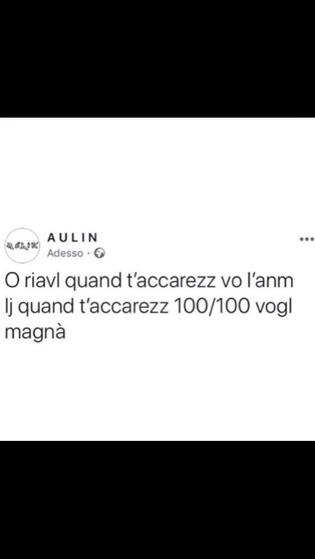 Solo per chi é napoletano??
