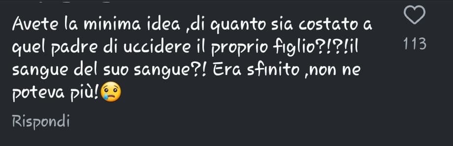 ma le persone che giustifucano un'omicidio? 