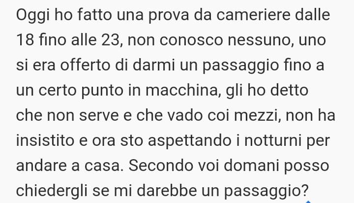 Non capisco ste restrizioni del cazzo ? 