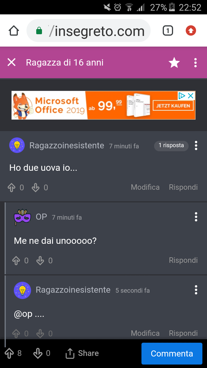 Mi sa che sta aspettando ancora l'uovo....