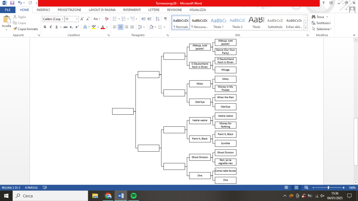 Settimo round: Vedrai vedrai - Luigi Tenco vs Paint It, Black - The Rolling Stones 