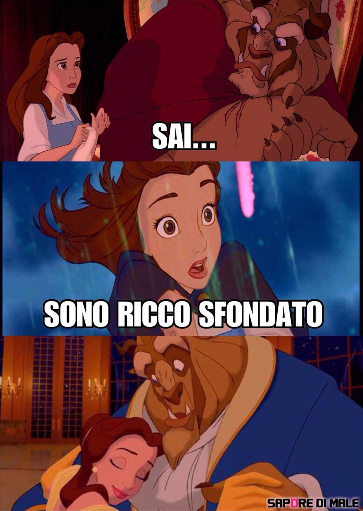 Ottimo insegnamento Disney. 