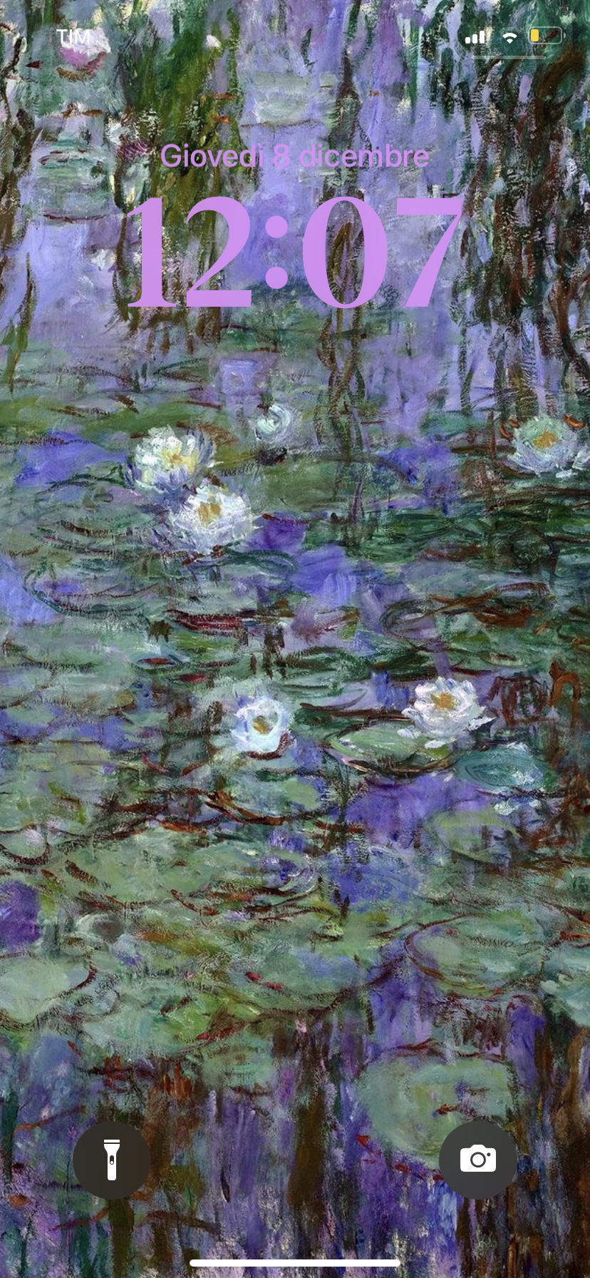 mi flexo lo sfondo con il quadro di monet ??