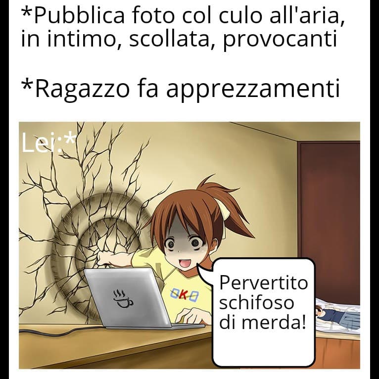 Triste ma la reazione è quella in molti casi