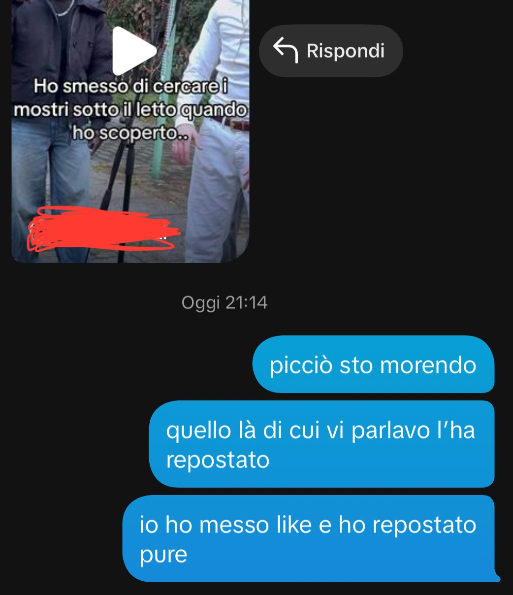 niente mi faceva ridere