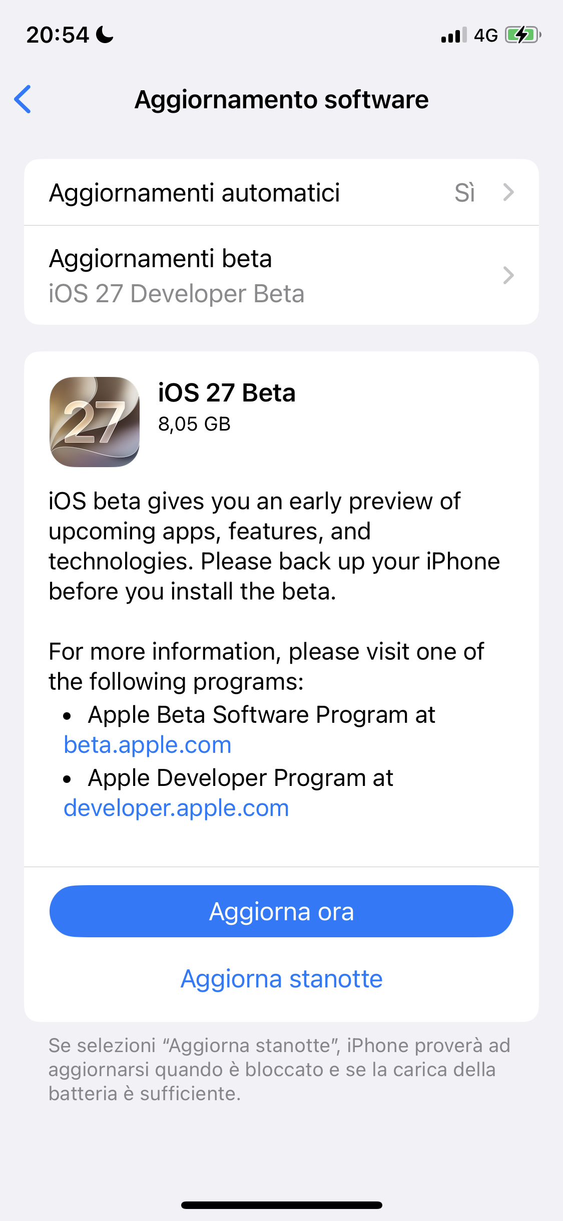 ios 27 sull’iphone 11💔🥀
