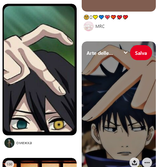 poi c'è anche #Pinterest che ti lascia così 😨 #anime edition  (se non ti piacciono gli anime è invitato a non rompere le palle nei commenti grazie)