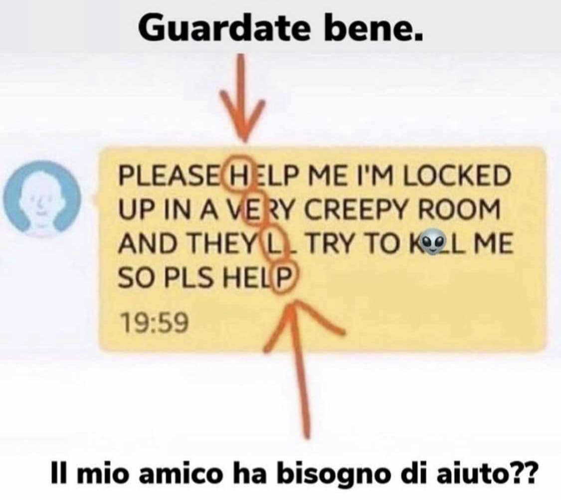 è un messaggio nascosto? io penso di no ma chiedo lo stesso.