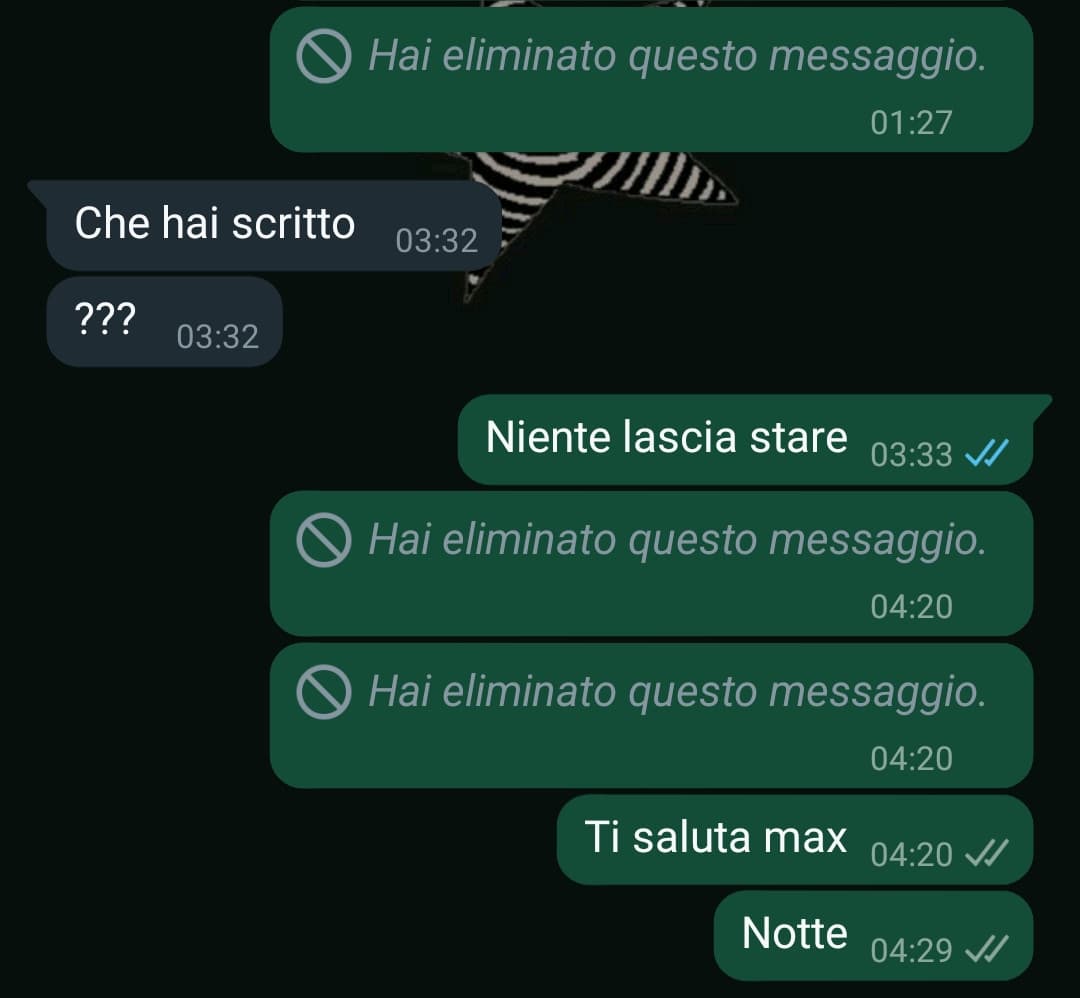 È così angosciante