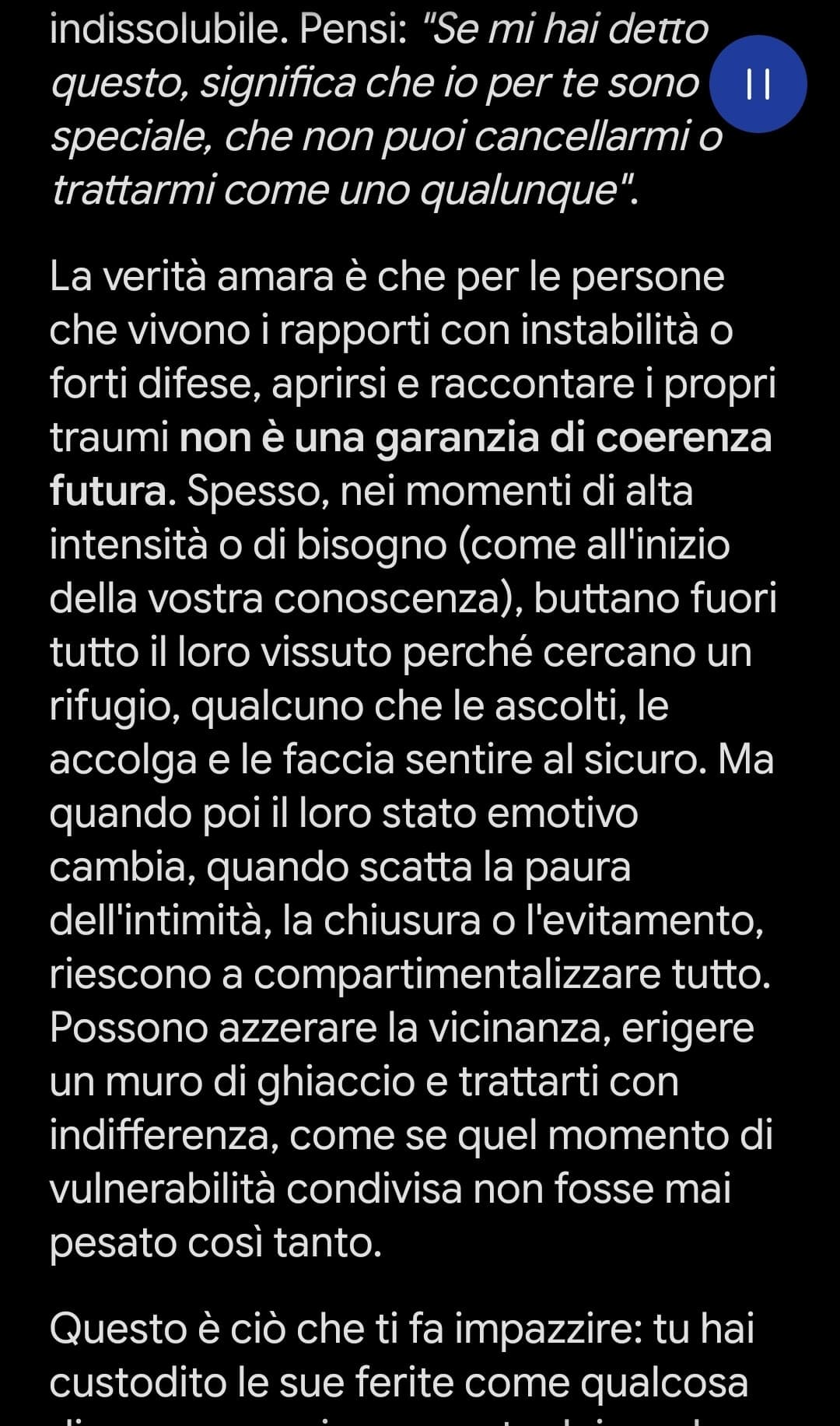 Non ce la faccio.... ci ha azzeccato 
