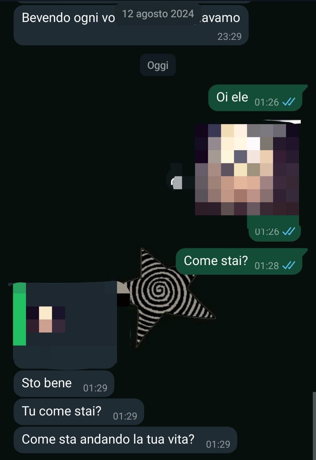 Ho riscritto alla mia vecchia amica dopo 3 mesi e ho paura che in realtà non voglia portare avanti la conversazione con me, gg