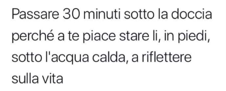 Soprattutto a riflettere a come potevo rispondere a quella persona 3 settimane fa 