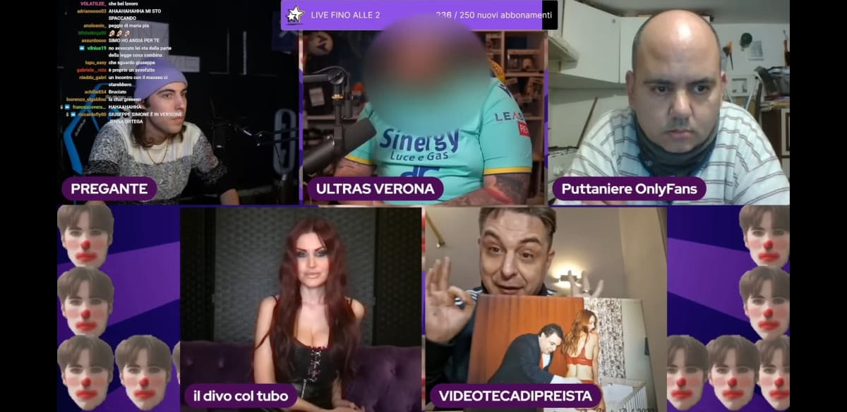 potrei fare qualcosa di utile per il mondo invece sto vedendo una live in cui un avvocato cocainomane,un maniaco sessuale ed una psicopatica discutono