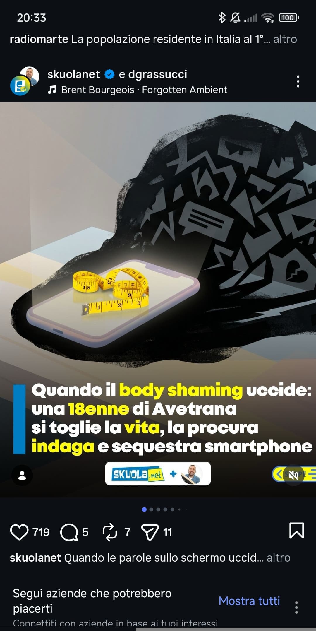 E c'é chi giustifica gli insulti