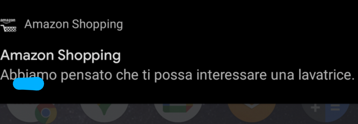 Amazon sempre pronta a consigliarmi cose di cui non me ne frega un cazzo