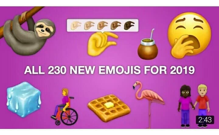 Emoji 2019