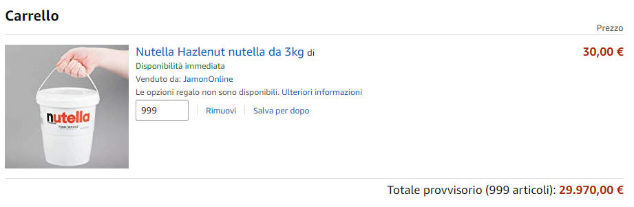 Rettifico, questa è più appropriata alla mia attuale situazione sentimentale....che faccio procedo con l' acquisto?