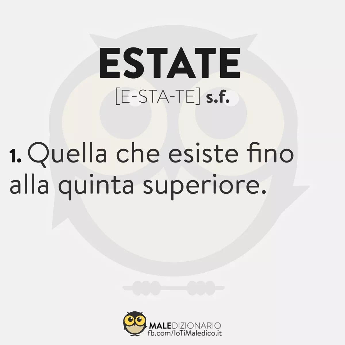 Solo chi è uno studente/studentessa universitaria/o capirà il significato. 