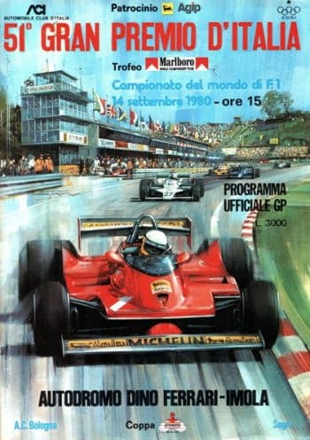 1980: LI Gran Premio d'Italia - Da Monza a Imola, il compromesso nel segno di Piquet