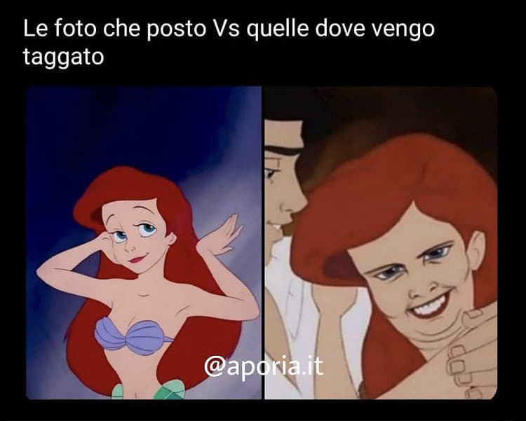 Con che faccia me lo stai dicendo Ariel?