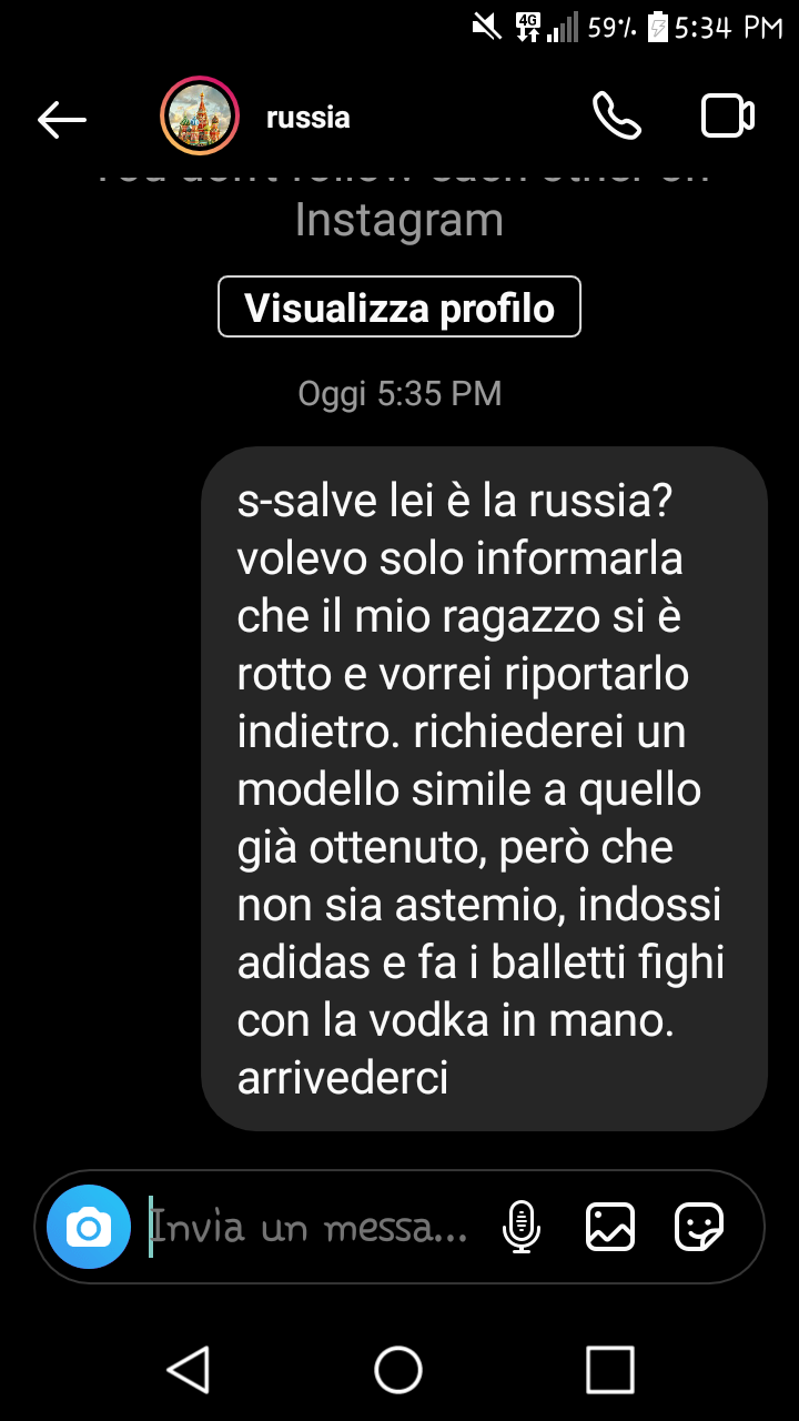 ehh..pensavate non vi avrei ascoltato..eh?